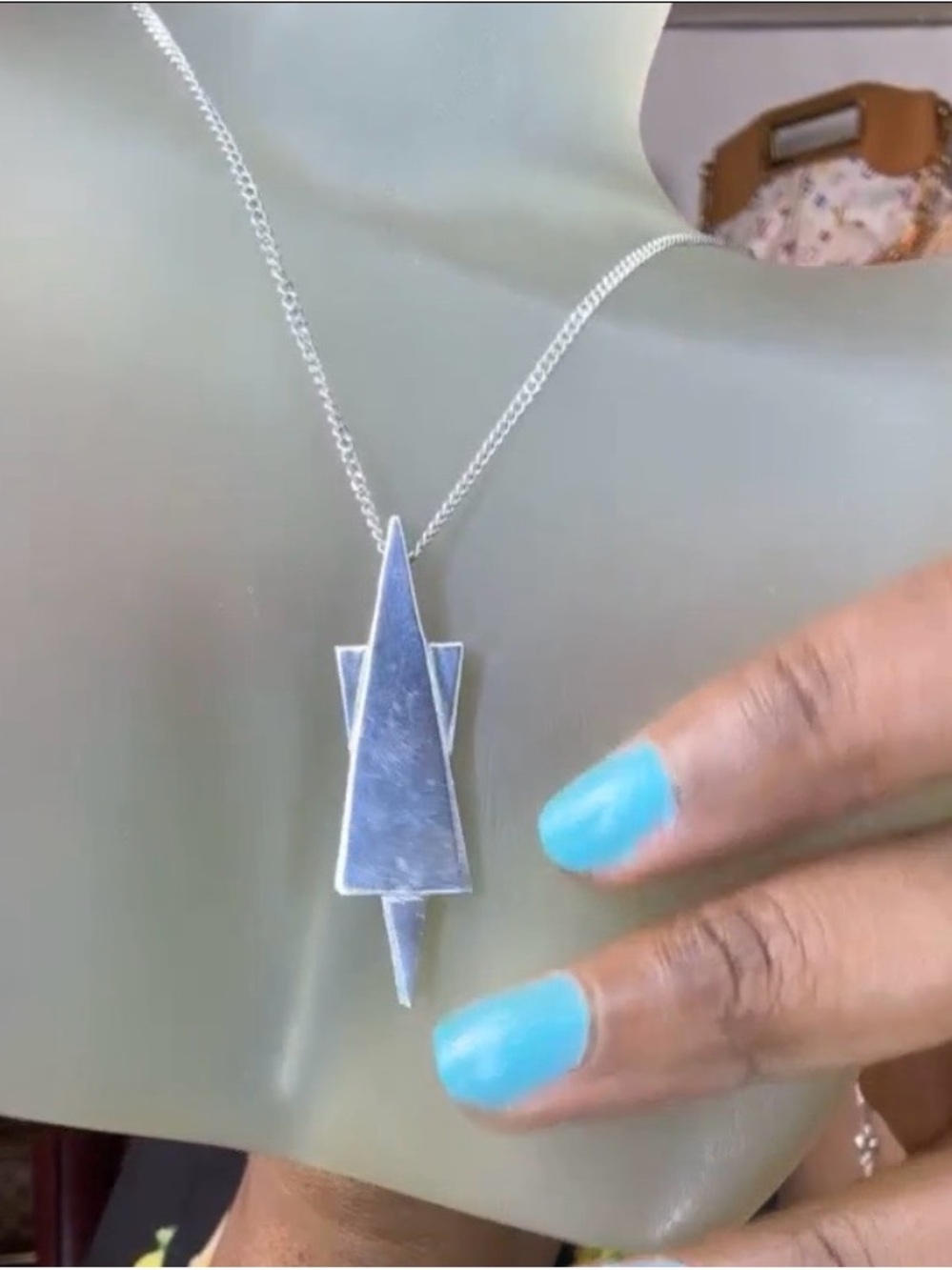 Authentic Gucci large Star of David necklace